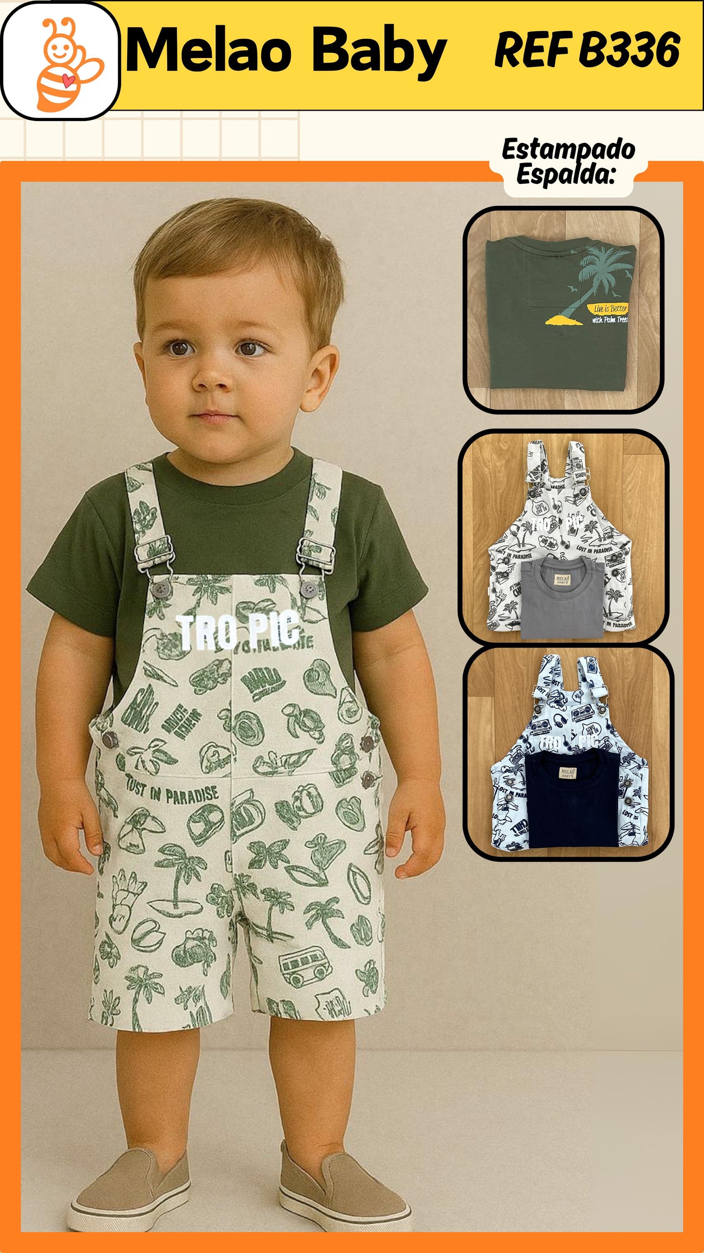 CONJUNTO NIÑO BEBÉ REF B336