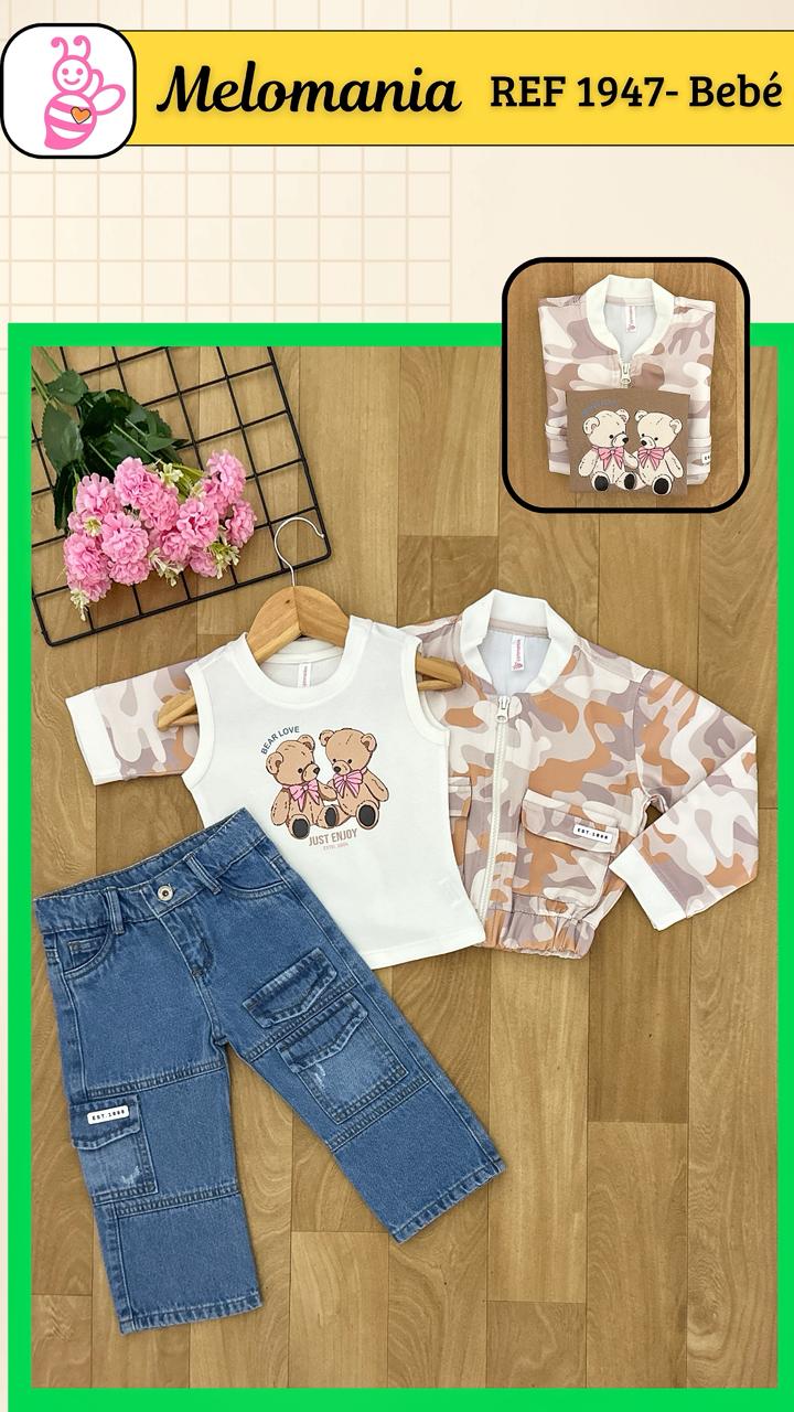 CONJUNTO NIÑA BEBÉ REF 1947