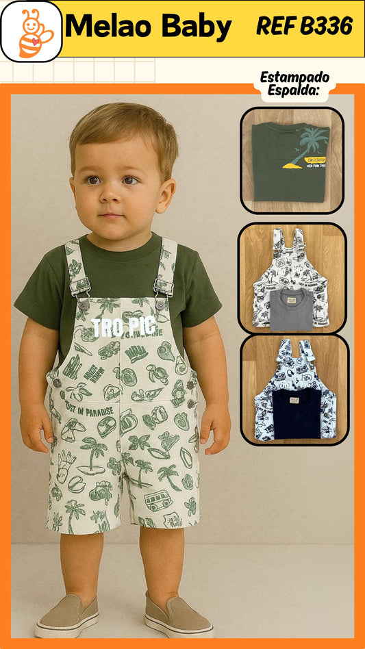 CONJUNTO NIÑO BEBÉ REF B336