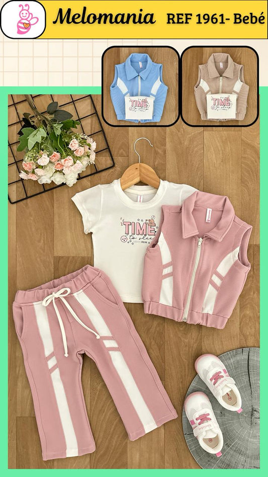 CONJUNTO NIÑA BEBÉ REF 1961