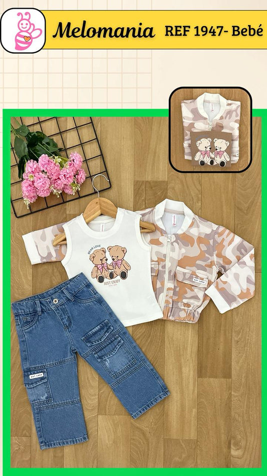 CONJUNTO NIÑA BEBÉ REF 1947